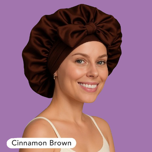 Övernatt hår bonnet