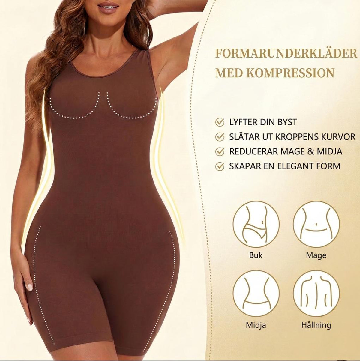 shapewear med full täckning