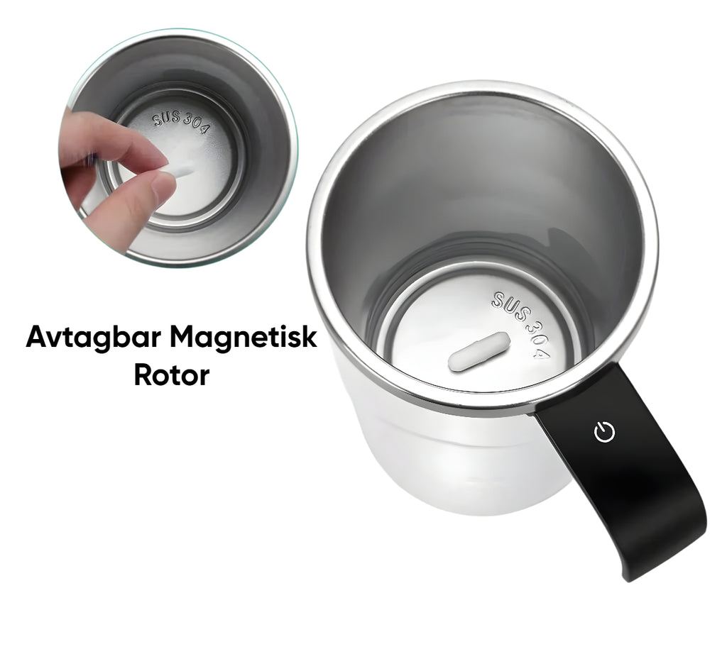 Automatisk Självrörande Mugg – Perfekt Blandning med Ett Klick